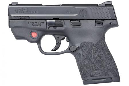 SMITH AND WESSON MP9 Shield M2.0 9mm Pistol w/ Integrated Crimson Trace Red Laser, Thumb Safety