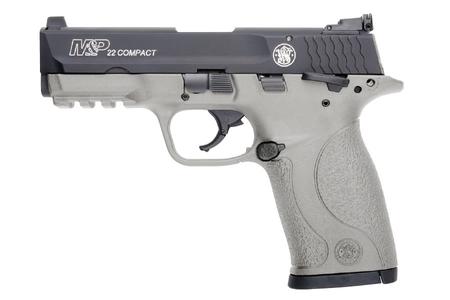 SMITH AND WESSON MP22 Compact 22LR Rimfire Pistol with H152 Stainless Cerakote Finish