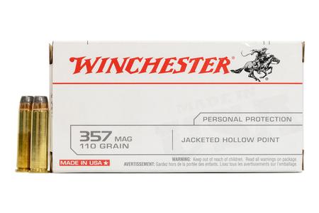 WINCHESTER AMMO 357 Mag 110 gr JHP 50/Box
