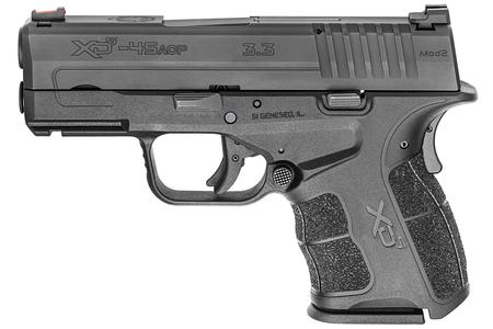SPRINGFIELD XDS Mod.2 3.3 Single Stack 45 ACP Gear Up Package with 5 Magazines and Range Bag