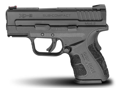 SPRINGFIELD XD Mod.2 9mm Sub-Compact Black Gear Up Package with 5 Mags and Range Bag