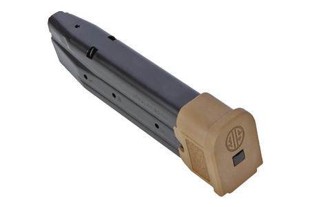 SIG SAUER P320 M17 9mm Full Size 21-Round Magazine with Coyote Base Plate