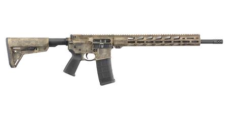 RUGER AR-556 MPR 5.56mm Semi-Auto Rifle with Frazzled Brown Cerakote Finish