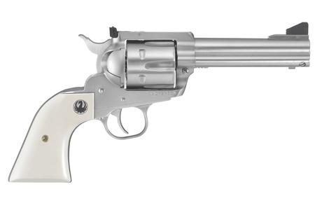 RUGER New Model Blackhawk Convertible 45LC/45 Auto Stainless Revolver with 4.62-inch Barrel