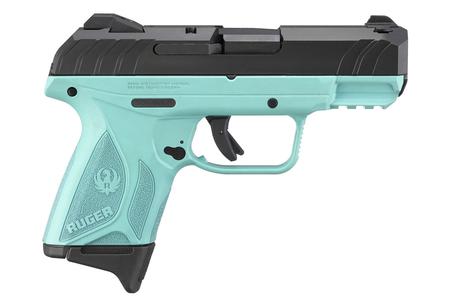SECURITY-9 9MM PISTOL WITH TURQUOISE FRAME