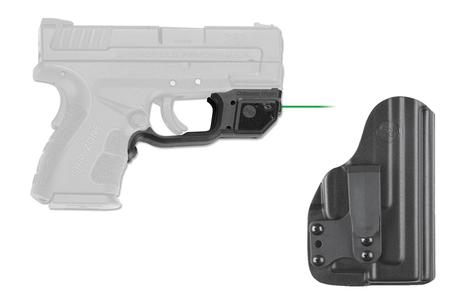 SPRINGFIELD XD MOD.2 GREEN LASERGUARD WITH IWB HOLSTER