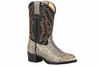 YOUTH SNAKE PRINT WESTERN BOOT