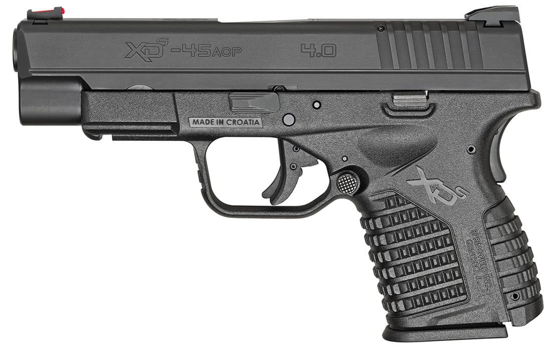 Springfield XDS 4.0 Single Stack 45ACP Black Essentials Package