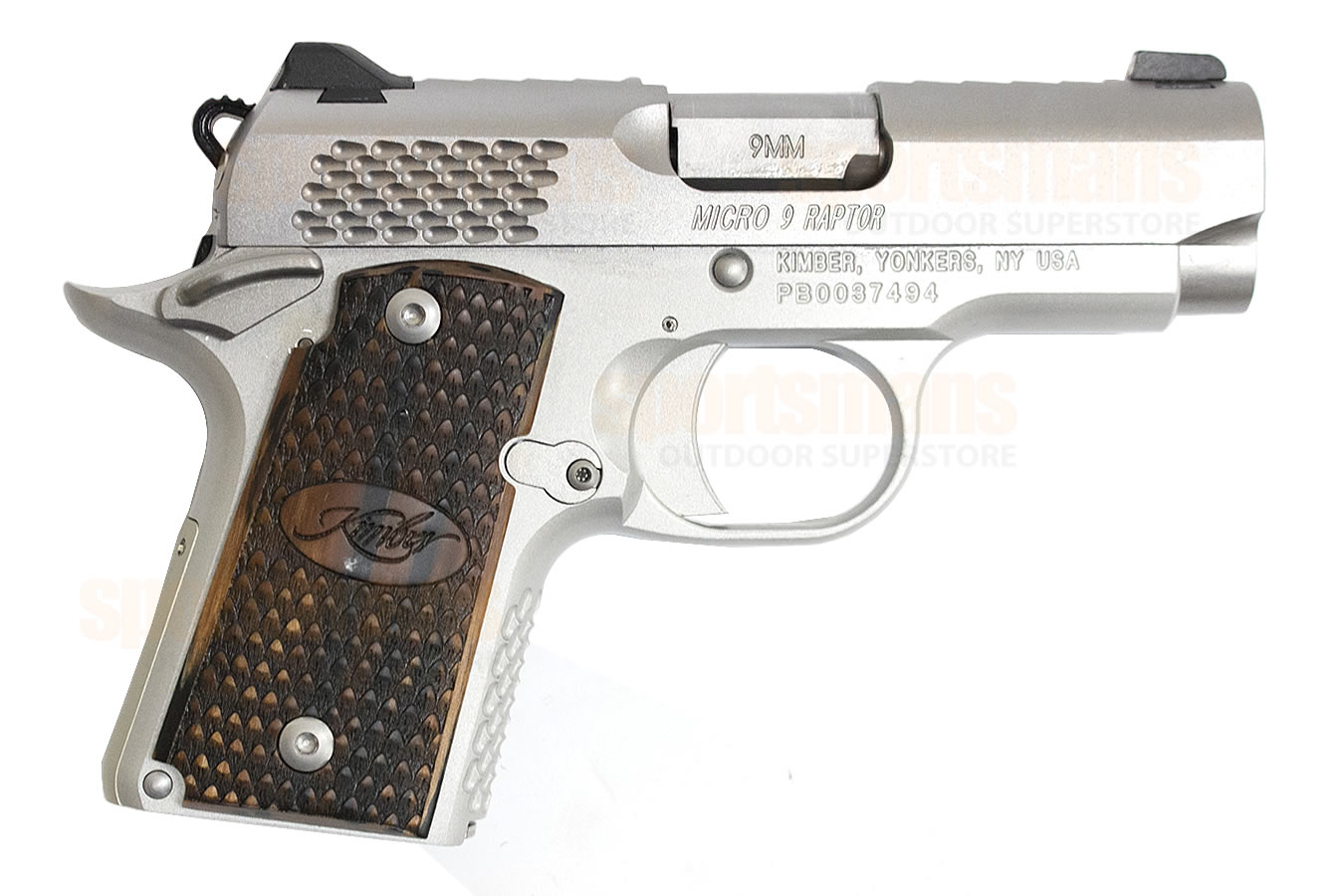 Kimber Micro 9 Stainless Raptor 9mm with Night Sights Sportsman's