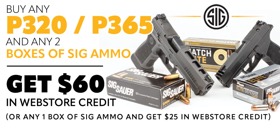 P320 or P365 and Ammo Promo