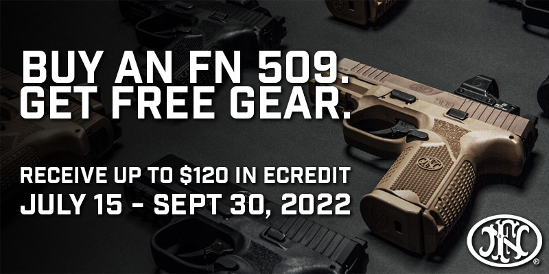 Rebate: FN 509 Free Gear Promo