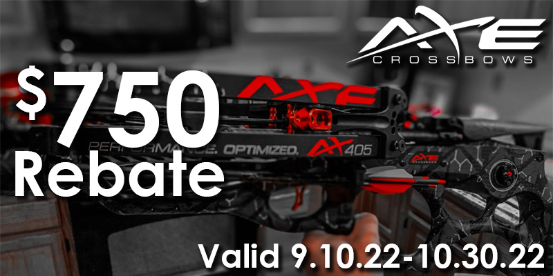 Select Axe Crossbow Rebate