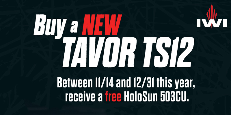 Rebate: Tavor TS12 Optic Promo