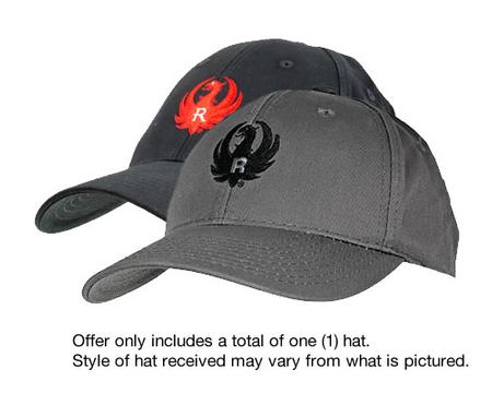 RUGER BRAND HAT (STYLE/COLOR OF HAT MAY VARY)