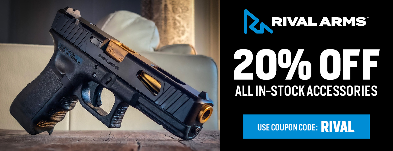 20% Off all in-stock Rival Arms Products
