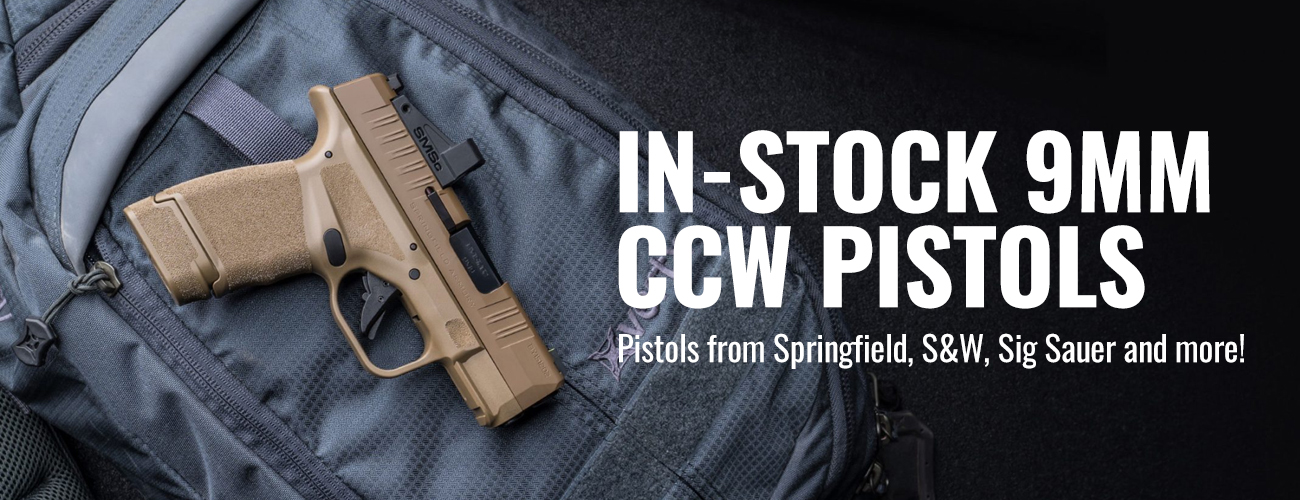 In-Stock Concealed Carry Handguns