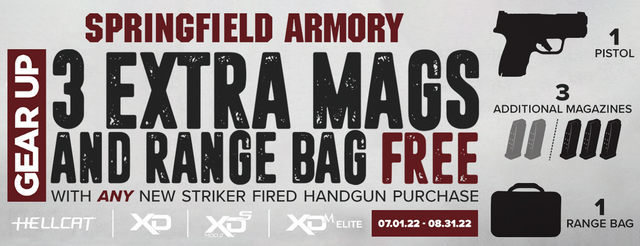 Springfield Gear Up: 3 Mags and Range Bag Free