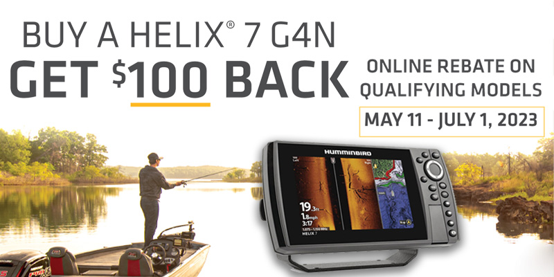 Humminbird Rebate: Helix 7 G4N Rebate