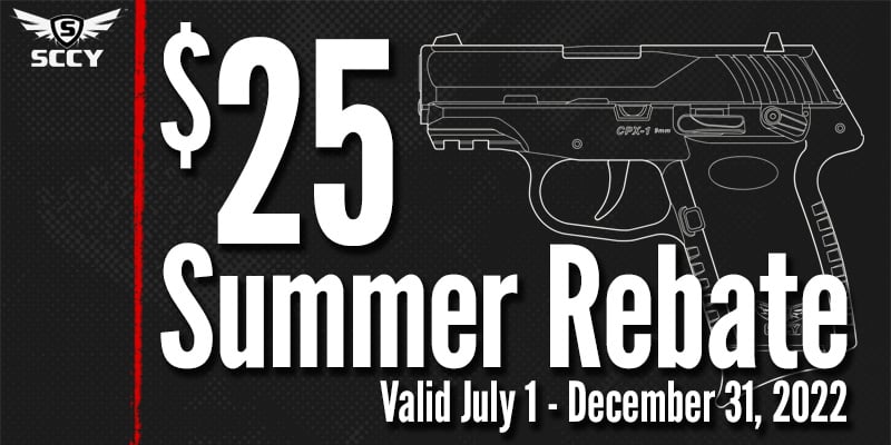 SCCY Rebate The Summer Rebate Vance Outdoors