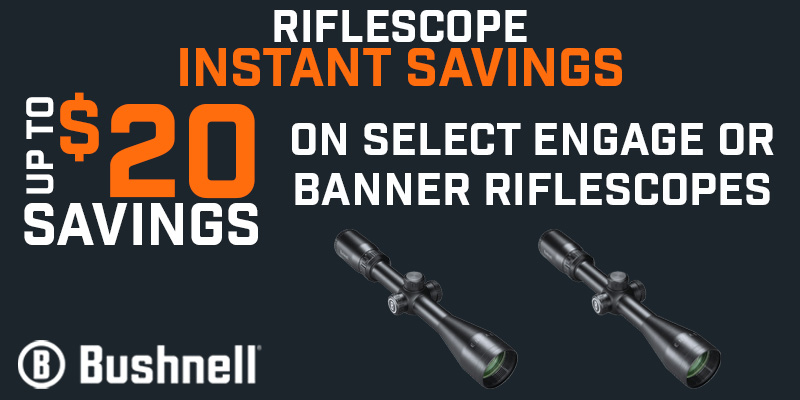 Engage or Banner Riflescope Rebate