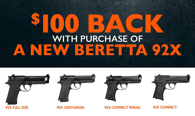 Beretta Rebate Check
