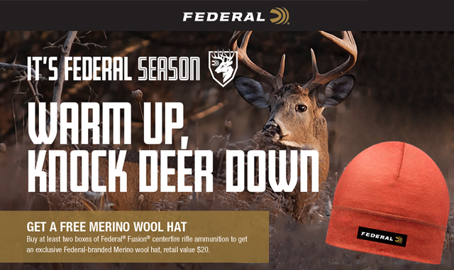 Its Federal Season Warm UP Knock Down Deer
