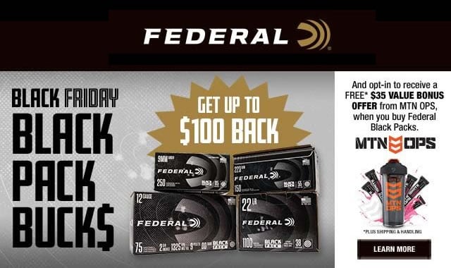 Federal Black Pack Ammo Rebate Form