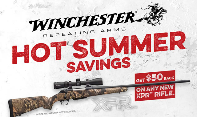 Winchester Firearms Rebate Hot Summer Savings Vance Outdoors Page 2