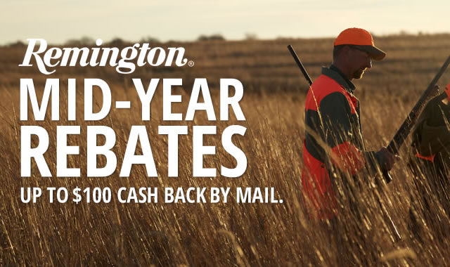 Remington Rebate Mid Year Rebates Cash Back By Mail Sportsman s 