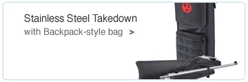 Ruger 10/22 Stainless Takedown with Backpack