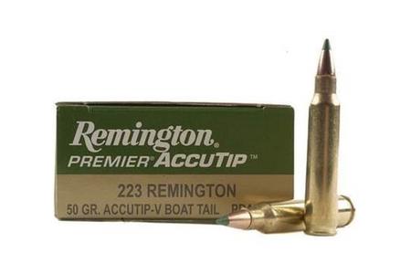 Remington 223 Rem 50 gr Boat-Tail AccuTip-V 20/Box