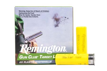 Remington 20 Gauge 2-3/4 Inch 9 Shot Gun Club Target Loads 25/Box