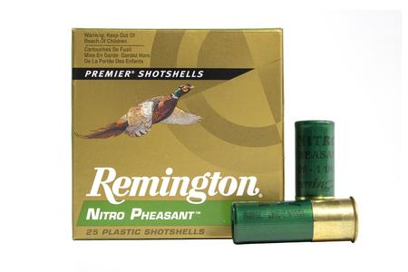 Remington 12 Gauge 2-3/4 Inch 6 Shot Nitro Pheasant Shotshells 25/Box