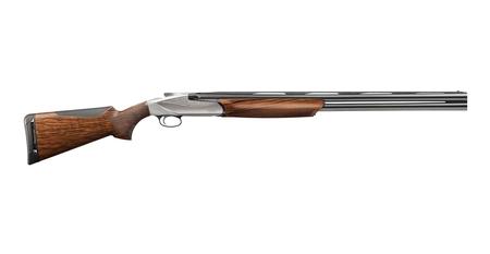 BENELLI 828 U 12 GA SHOTGUN WITH SATIN WALNUT STOCK AND ENGRAVED NICKLE PLATED RECEIVER