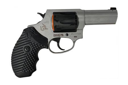 TAURUS 856 Defender 38 Special Double-Action Revolver with Matte Stainless Steel Finish and VZ Grips