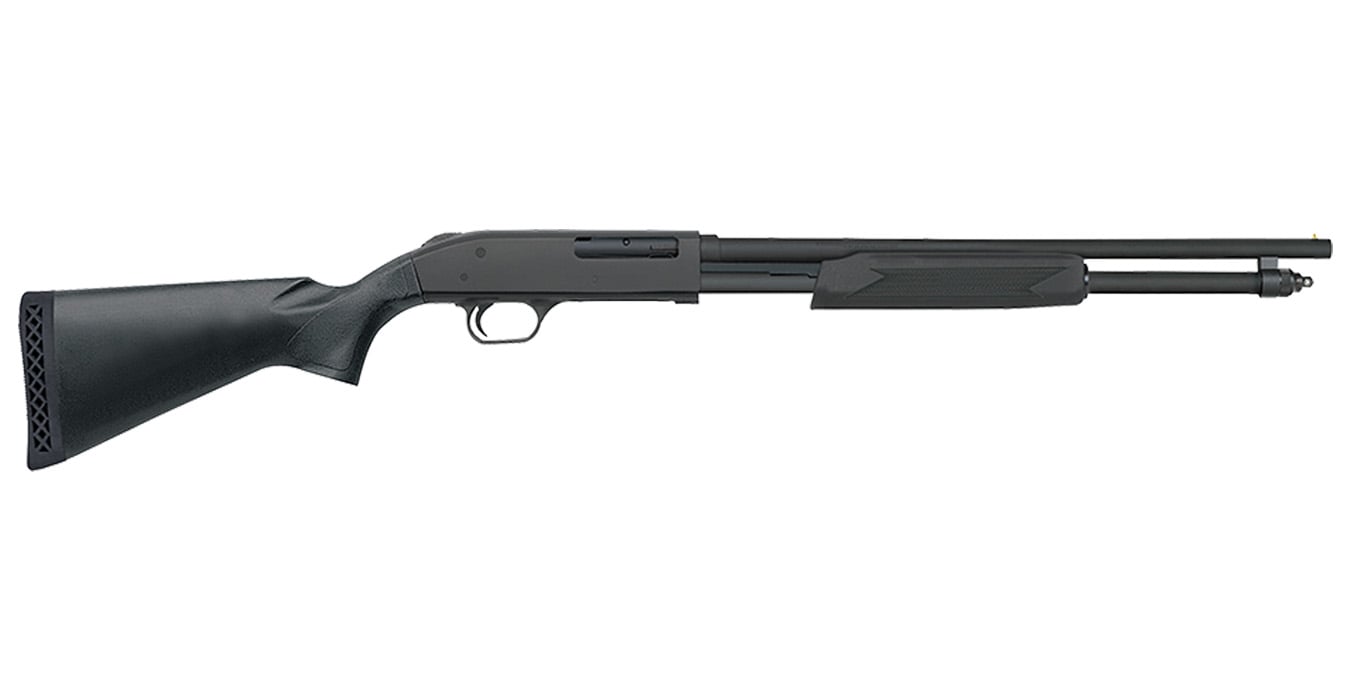 MOSSBERG 590 TACTICAL 20 GAUGE 7-SHOT PUMP SHOTGUN WITH BLACK SYNTHETIC STOCK