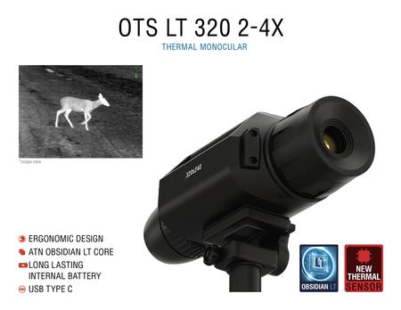 ATN OTS LT 320, 2-4x Thermal  Viewer