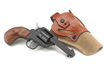 RUGER Wrangler 22LR Single-Action Revolver with Birdshead Grips and Wild Hog Holster 