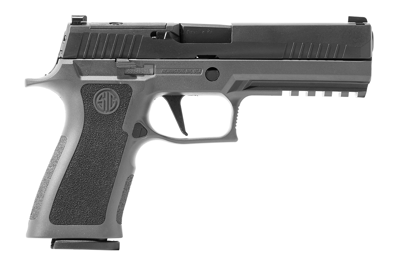 SIG SAUER P320 FULL-SIZE PRO 9MM PISTOL WITH X-RAY3 DAY/NIGHT SIGHTS AND TUNGSTEN FRAME (