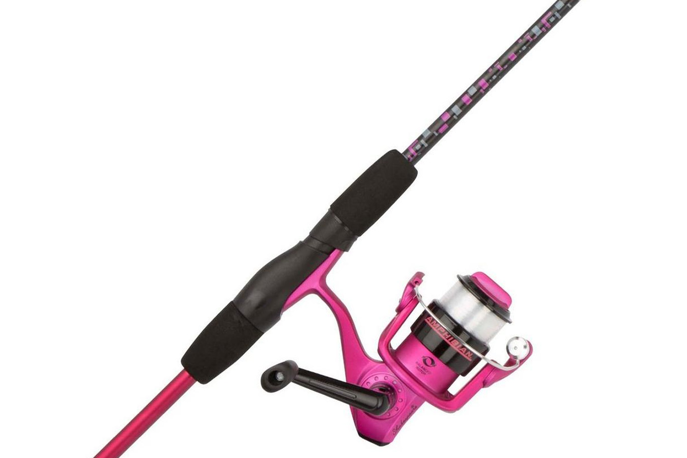 Discount Shakespeare Amphibian Spinning Combo Pink for Sale