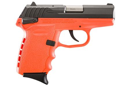 SCCY CPX-1 9mm Pistol with Orange Polymer Frame
