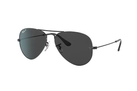 AVIATOR TOTAL BLACK W/ POLARIZED BLACK CLASSIC LENSES