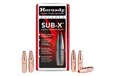 HORNADY 30 Cal .308 190 Gr Sub-X 100/Box