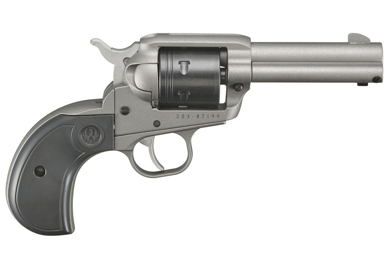 Ruger Wrangler 22LR Revolver with Silver Cerakote Finish and Birdshead Grip  | Sportsman's Outdoor Superstore