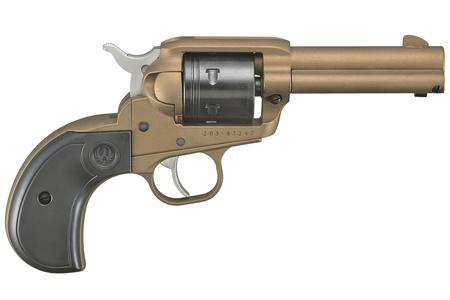RUGER Wrangler 22LR Revolver with Burnt Bronze Cerakote Finish and Birdshead Grip