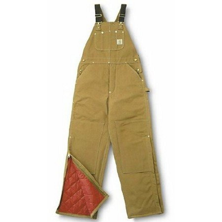 CARHARTT QUILT LINED DUCK BIB OVERALLS R02 Vance Outdoors