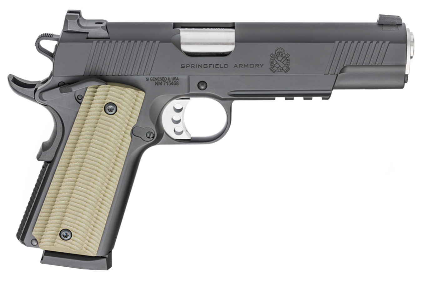 SPRINGFIELD 1911 OPERATOR 45 ACP PISTOL WITH BLACK CERAKOTE FINISH