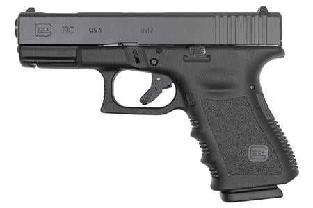 GLOCK 19C Gen 3 9mm Compensated Pistol with Black Polymer Frame