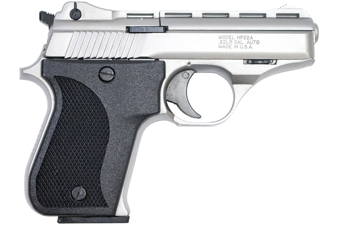 PHOENIX ARMS HP22 22LR RIMFIRE PISTOL WITH SATIN NICKEL FINISH