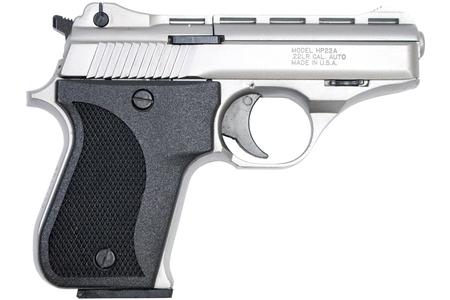 HP22 22LR RIMFIRE PISTOL WITH SATIN NICKEL FINISH